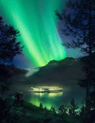 Snohetta Plans Svart An Energy Positive Hotel In The Arctic Circle Northern Lights Arctic Circle Lakeside Hotel