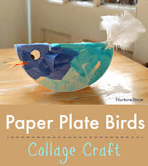 Paper Plate Bird Crafts For Kids Easy Paper Plate Bird Craft Nurturestore Arts And Crafts For Teens Bird Crafts Art And Craft Videos