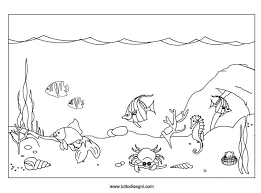Fondale Marino Con Pesci Tutto Disegni Disegni Disegni Da Colorare Marina