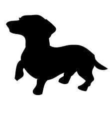 Black And White Dachshund Clipart Unavailable Listing On Etsy Dachshund Silhouette Silhouette Clip Art Dog Silhouette