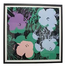 71) is one of andy warhol's most identifiable prints showing four hibiscus flowers in excessively saturated colours. Sunday B Morning Screenprint After Andy Warhol Flowers Framed Chairish