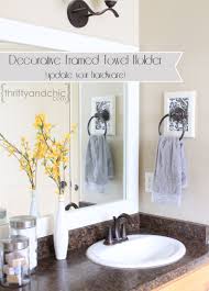 Thrifty And Chic Diy Projects And Home Decor Bathroom Hand Towel Holder Hand Towels Bathroom Towel Holder Bathroom