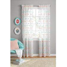 This includes any posts which are primarily about color or style. Your Zone Pom Pom Girls Bedroom Single Curtain Panel Walmart Com Walmart Com