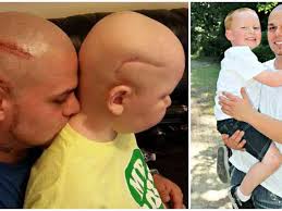 Josh Marshall, el padre que se tatuó la cicatriz de su hijo en la cabeza,  despide a su pequeño Gabriel Marshall