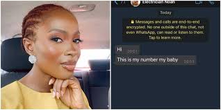 This Is My Number Baby: Nollywood Actress Jemima Osunde in Stitches after  Hilarious Message from Electrician