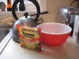 Stir garlic powder, onion powder, and ginger into the noodles and water; Ramen With A Teakettle The Bored Girl S Kitchen