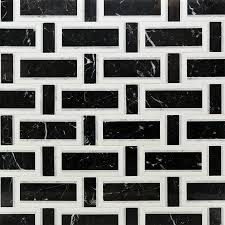 Black And White Marble Mosaic Tile Mingle Thassos Interlocking Random Sized Marble Mosaic Tile In 2020 Marble Mosaic Stone Mosaic Tile Mosaic Tiles