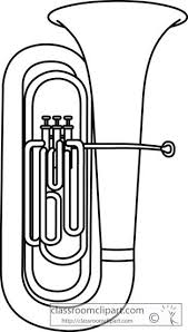 Music Tuba Large Musical Instrument Outline Tuba Musical Instruments Drawing Music Illustration We have many waiting for you. musical instruments drawing