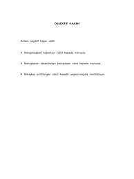 Ini penting bagi memastikan data kajian dapat dikumpul. Objektif Kajian