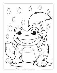 When it rains, frog coloring is the best way to have a good time. Spring Coloring Pages For Kids Frog Coloring Pages Spring Coloring Pages Spring Coloring Sheets