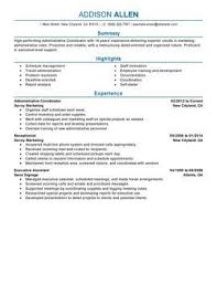 Administration Office Support Resumes My Perfect Resume Good Resume Examples Resume Examples Resume Summary Examples