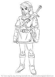 Ross draws princess zelda (portrait painting) youtube , zelda characters , the legend of zelda: Learn How To Draw Link From The Legend Of Zelda The Legend Of Zelda Step By Step Drawing Tutorials