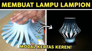 Cara membuat lampion murah meriah. Membuat Lampion Keren Dari Kertas How To Make Lamp Paper Easy Tutorial Wow Youtube