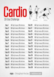 30 Day Cardio Challenge 30 Day Cardio Challenge Cardio Challenge Month Workout