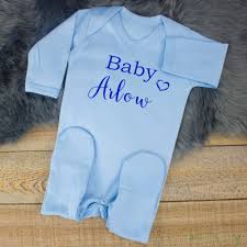 Refine by | top brands. Personalised Blue Baby Shower Sleepsuit Heavensent Baby Gifts