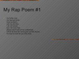 via sad and useless you may also like: Rap Poems