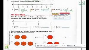 Rynj is having a 4th and 5th grade carnival. Grade 3 Math Chapter 8 Lesson 8 6 Relate Fractions And Whole Numbers Youtube