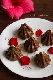 Chocolate Modak Recipe Modak Recipe Indian Dessert Recipes Sweets Recipes