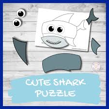 The spruce / madelyn goodnight these hidden pictures for kids are going to be somet. Cute Shark Puzzle Printable Preschool Game Nurtured Neurons