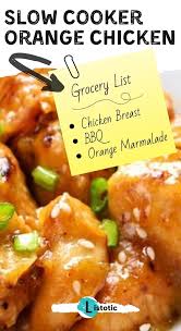 Easy Crockpot Orange Chicken Recipe For Quick Family Meal Planning Easy Crockpot Orange Chicken Recipe Orange Chicken Crock Pot Orange Chicken Recipe