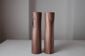 Pepper And Salt Mill Set Salt Pepper Grinder Set Peppermill Etsy Pepper Mill Wooden Pepper Mill Pepper Mill Design