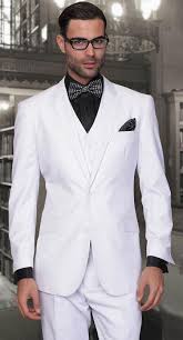 Next day delivery & free returns available. Slim Fit Suits For Men Three Piece White Wool Fabric Lorenzo