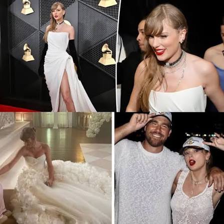 Taylor Swift wears custom Christian Dior haute couture for wedding