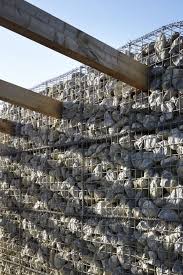 Some Shots Of Our Recently Completed Project Gabion Wall Fence Design Landscape Design