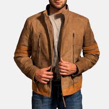 Wolf Brown Leather Jacket