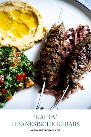 Kafta Das Grundrezept Fur Libanesische Kebabs Bistro Badia Rezept Rezepte Kofte Rezept Kebab