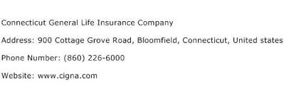 Coverage is provided by connecticut general life insurance company (referred to herein as cigna), an insurance company that provides participating provider benefits. Connecticut General Life Insurance Company Address Contact Number Of Connecticut General Life Insurance Company