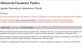 455/2001 de la unul din. News Serviciul De Depunere DeclaraÈii Anaf Este Indisponibil Potrivit Unei AtenÈionÄri Oficiale Cabinetexpert Ro Blog Contabilitate