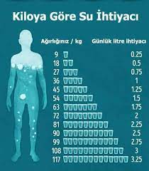 kiloya gore su ihtiyaci nasil hesdaplanir vucut hacmi arttikca suya olan ihtiyacimizda o der alternativnaya medicina produkty dlya zdorovya tovary dlya zdorovya
