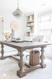 Lots Of Ideas And Options For Using Dining Tables As Desks In Your Home Office