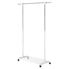 Econoco garment rack runner up: Whitmor Deluxe Adjustable Garment Rack White Target