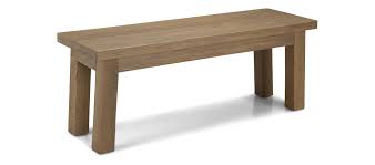 Knotty nutmeg finish on asian hardwood construction gives this dining collection a rustic country feel with modern touches. Holloway Rough Sawn Oak Dining Bench Quercus Living
