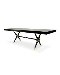 The bond extension dining table is available with the following: Jonathan Adler Ventana Dining Table