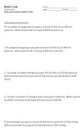 Simply put, boyle's states that for a gas at constant temperature, pressure multiplied by volume is a the volume of a gas is inversely proportional to its pressure. 2 Boyles Law 2