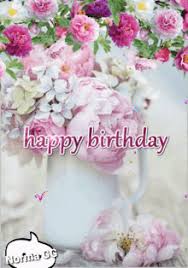 Gifs de happy birthday com glitter. Birthday Flowers Gifs Tenor