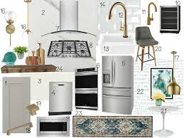 Home decor inspiration, free downloads, and more, straight to your inbox. Grey White Kitchen Renovation Inspiration Board Plans The Happy Housie