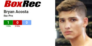 BoxRec: Bryan Acosta