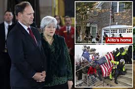 Justice Alito's home had upside-down US flag used by 'Stop the Steal'  supporters
