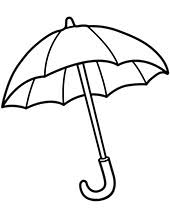 Login to add to favorites. Simple Coloring Page Rain And Umbrella