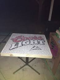 Coors Light Mosaic Table Mosaic Table Table Coors Light