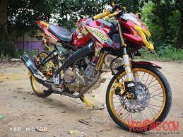Modifikasi vixion vijar jari jari simple terbaru 2019 sam btr. New Vixion Modif Jari Jari Simple Warna Merah Vegafans Com