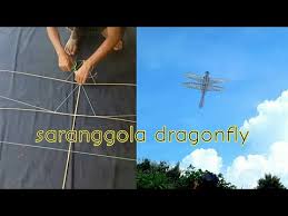 How To Make Dragonfly Kite Layangan Capung Youtube Di 2020 Capung Youtube Baron