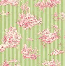 Wallquest Toile De Jouy 2 Provence Fils Pink And Green Wallpaper Classic and contemporary green wallpaper for your home, office or other interior spaces you want to redecorate. pinterest