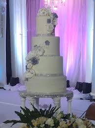 More images for purple white and silver wedding cakes » White Silver And Gray Wedding Cake With Handmade Cakesdecor