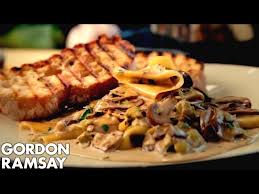 Tuna fishcakes 3 ways подробнее. Mushroom Leek And Tarragon Pasta Gordon Ramsay Golectures Online Lectures
