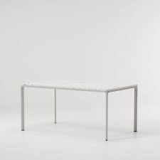 Now it's a low coffee table during the day, but can be folded up into a high dining table when needed: Kettal Workspace Park Life Dining Table 220 X 94 8 Guests